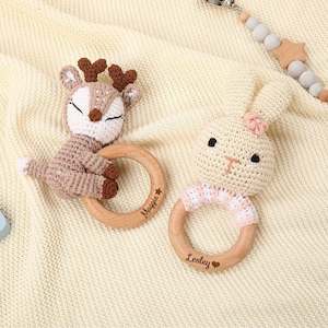 Gift: Personalised Baby Rattles