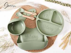 Personalised Silicone Weaning Set