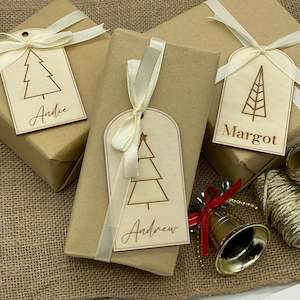 Christmas Tree Gift Tags (Set of 3)