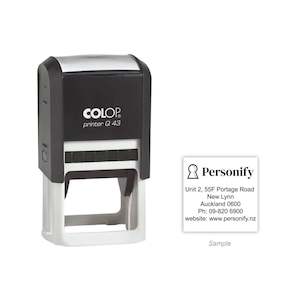 Self-Inking Rubber Stamp - Colop Q43