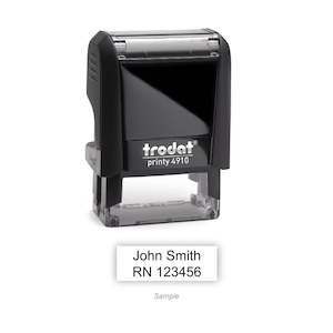 Printing support: Self-Inking Rubber Stamp - Trodat 4910