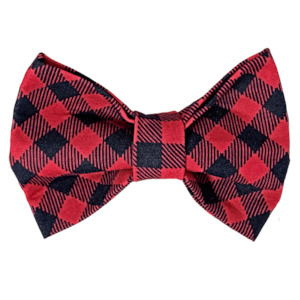 Pet: Dog Bow Ties - Houndstooth Check