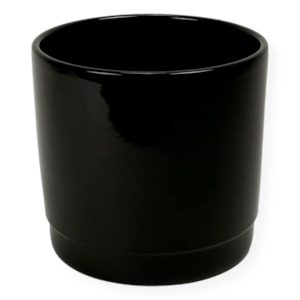 Black Sam Ceramic Planter Pot 14cm