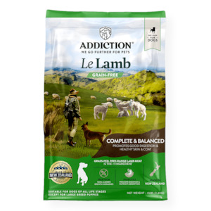 Addiction Le Lamb Grain Free Dog Food