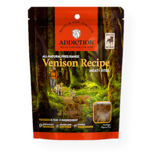 Addiction Venison Meaty Bites Dog Treats