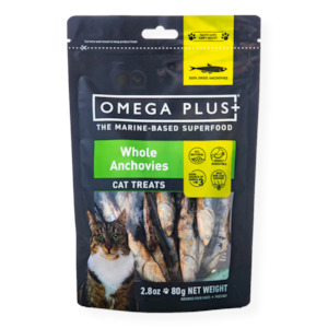 Omega Plus Dog & Cat Treats Whole Anchovies