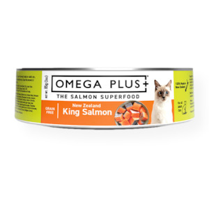 Omega Plus Cat Food Wet King Salmon