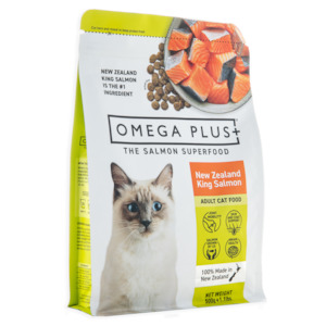 Omega Plus Dry Cat Food King Salmon 1.5kg