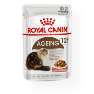 Royal Canin Ageing 12+ Wet Adult Gravy Cat Food Pouch 85g Single