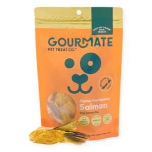 Gourmate Alpine Freshwater Salmon Fins Dog Treats 100g