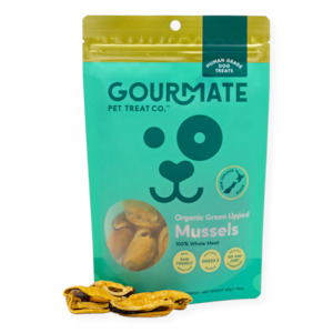 Gourmate Organic Green Lipped Mussels Dog Treats 50g