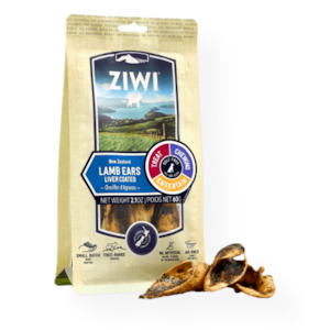 Ziwi Peak Lamb Liver Ears Liver Coated Good-Dog Chews 60g