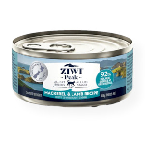 Ziwi Peak Canned Mackerel & Lamb Cat Food 85g