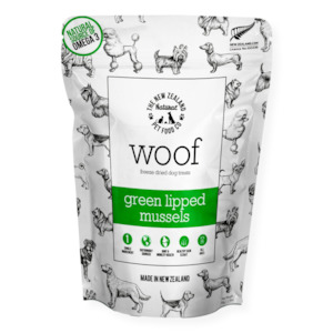 Woof Green Lipped Mussel Treats 50g