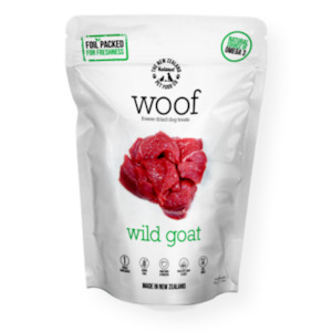 Pet: WOOF Freeze Dried Dog Treats Wild Goat