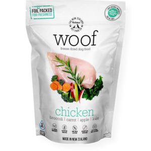 WOOF Freeze Dried Dog Food & Treat Chicken