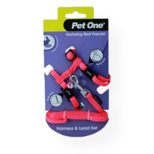 Pet One Small Animal Leash & Harness Purple