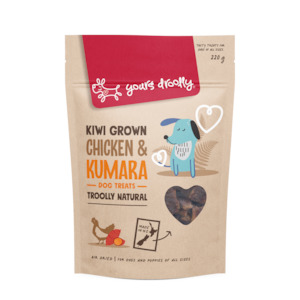 Yours Droolly Kiwi Grown Chicken & Kumara Dog Treats