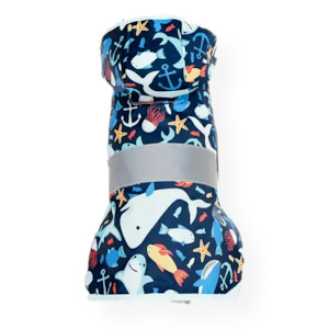 Bark & Bone Blue Shark Dog Rain Coat