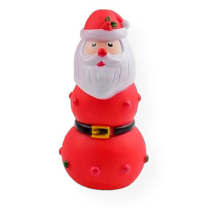 Bark & Bone Rubber Santa Dog Toy 15cm