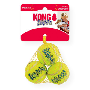 Kong Air Puppy Squeaker Tennis Ball Small 3 pack