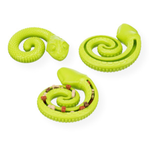 Trixie Snack Snake Coiled Dog Treat Toy Medium 18cm