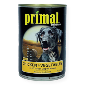 Primal Chicken And Vegetables Dog Food 395g