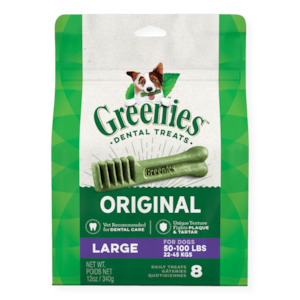 Pet: Greenies Dental Dog Treats Large 340g 8 Pack