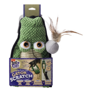 Hartz Gator Scratch Pad Cat Toy