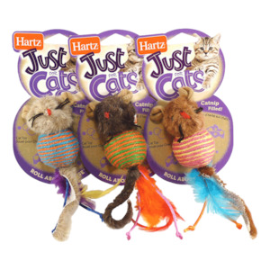 Hartz Roll About Mouse Catnip Toy