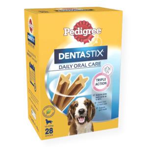 Pedigree Dentastix Medium Dog x 28 Sticks 720g