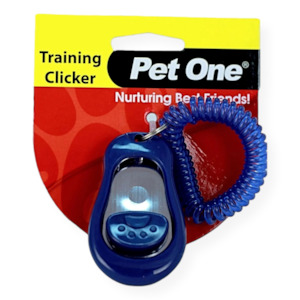 Pet One Training Clicker Blue