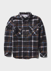 Eco-Zy LS Polar Flannel - Black