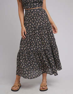 Maya Floral Maxi Skirt