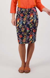 Printed Lightweight Skirt - Brazil