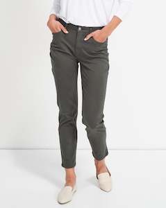 Clothing: Wynona Curve Jeans - Vintage Khaki