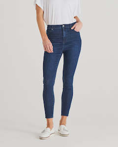 Clothing: Betty Essential Jeans - Indigo Blue