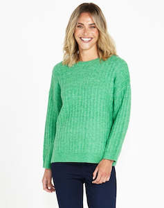 Kayla Knit Jumper - Apple