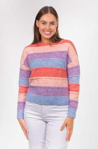 Striped Boxy Pullover