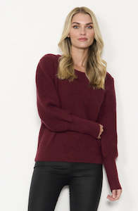 Puff Sleeve With Tapered Sleeve Jumper