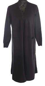 Clothing: Sweater Coat - Black