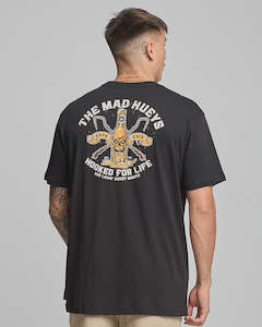 Clothing: Hooked For Life SS Tee - Black