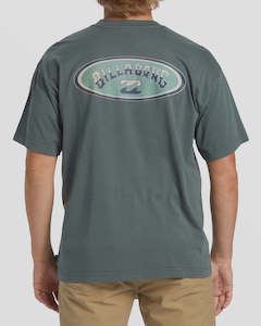 Clothing: Arch Wave SS Tee - Slate Green