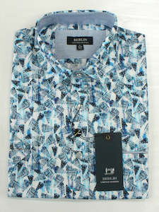 Cone Satin Print S/S Shirt