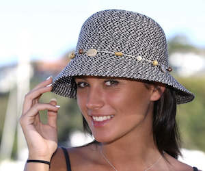 Bohemian Bucket Style Hat - Charcoal