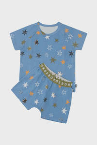 Clothing: Tee/Short Sleep Set - Dreamy Stardust