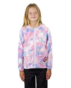 Astro Tie Dye Zip-Thru Hoody