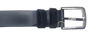 Black Leather Jeans Belt