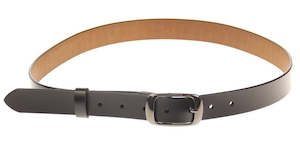 Black Leather Jean Belt