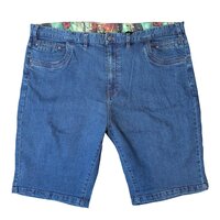 Clothing: Mid Blue Denim Short